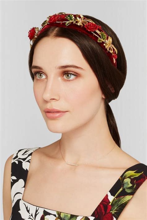 dolce & gabbana hair accessories|dolce models list.